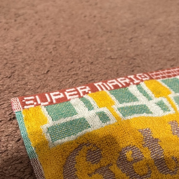 SUPER MARIO BROTHERS face towel with pop out enemy, from japan, nintendo - Picture 4 of 5